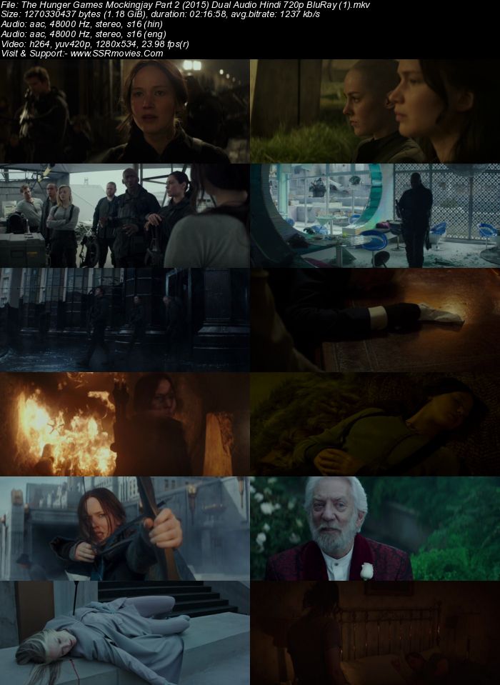 Hunger Games Mockingjay Part 2 (2015) Dual Audio Hindi 720p BluRay Movie Download