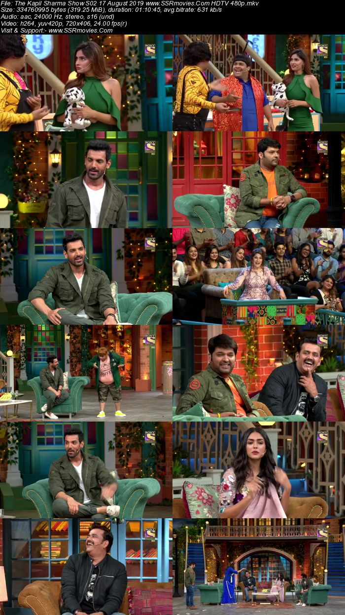 The Kapil Sharma Show S02 17 August 2019 Full Show Download HDTV HDRip 480p