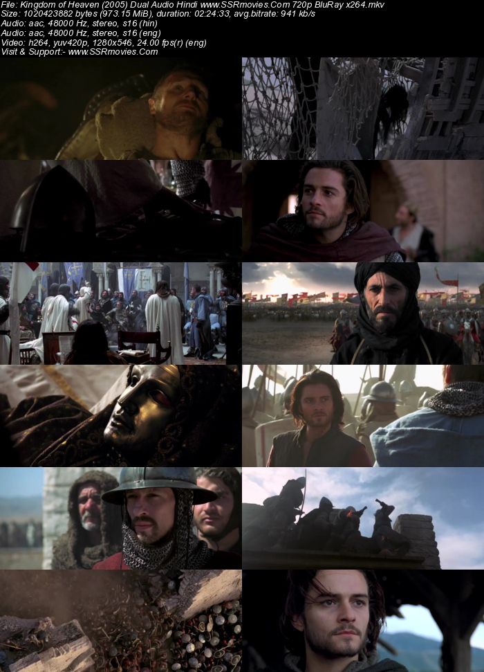 Kingdom of Heaven (2005) Dual Audio Hindi 480p BluRay 450MB Movie Download