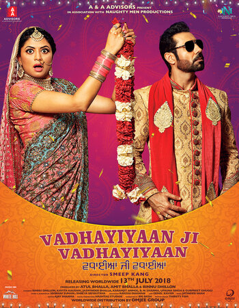 Vadhayiyaan Ji Vadhayiyaan (2018) Punjabi 480p WEB-DL 350MB ESubs Movie Download