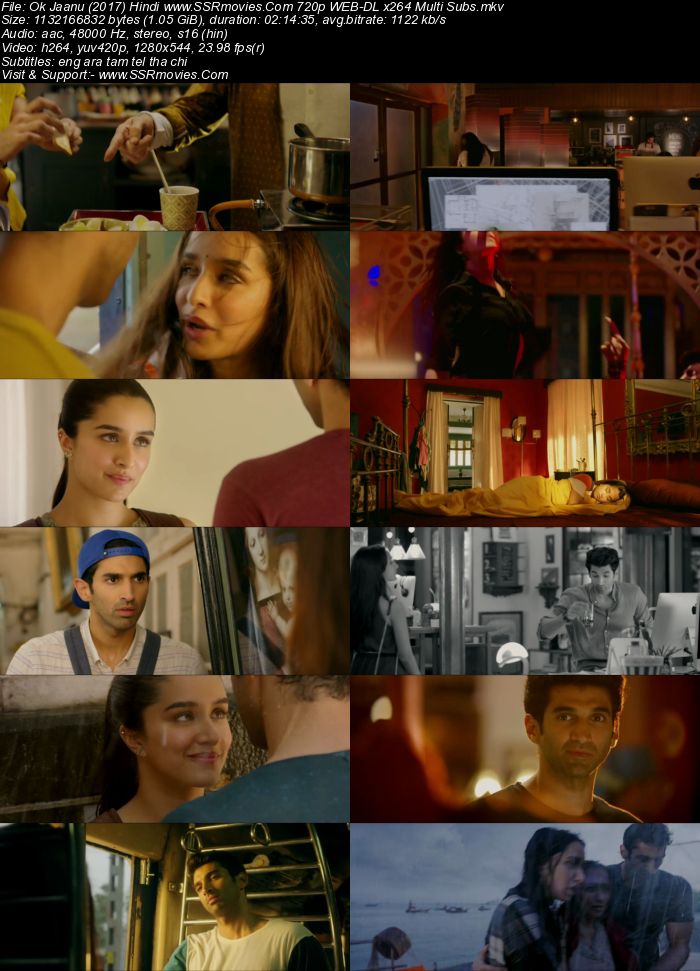 Ok Jaanu (2017) Hindi 720p WEB-DL x264 1.1GB Multi Subs Movie Download