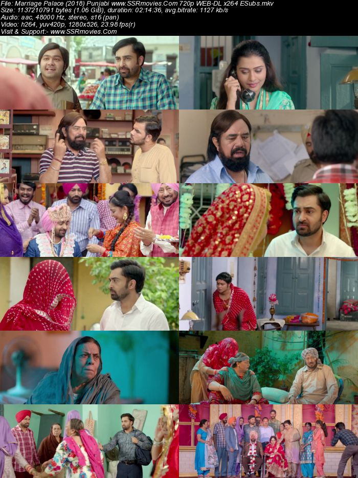 Marriage Palace (2018) Punjabi 720p WEB-DL x264 1.1GB ESubs Movie Download