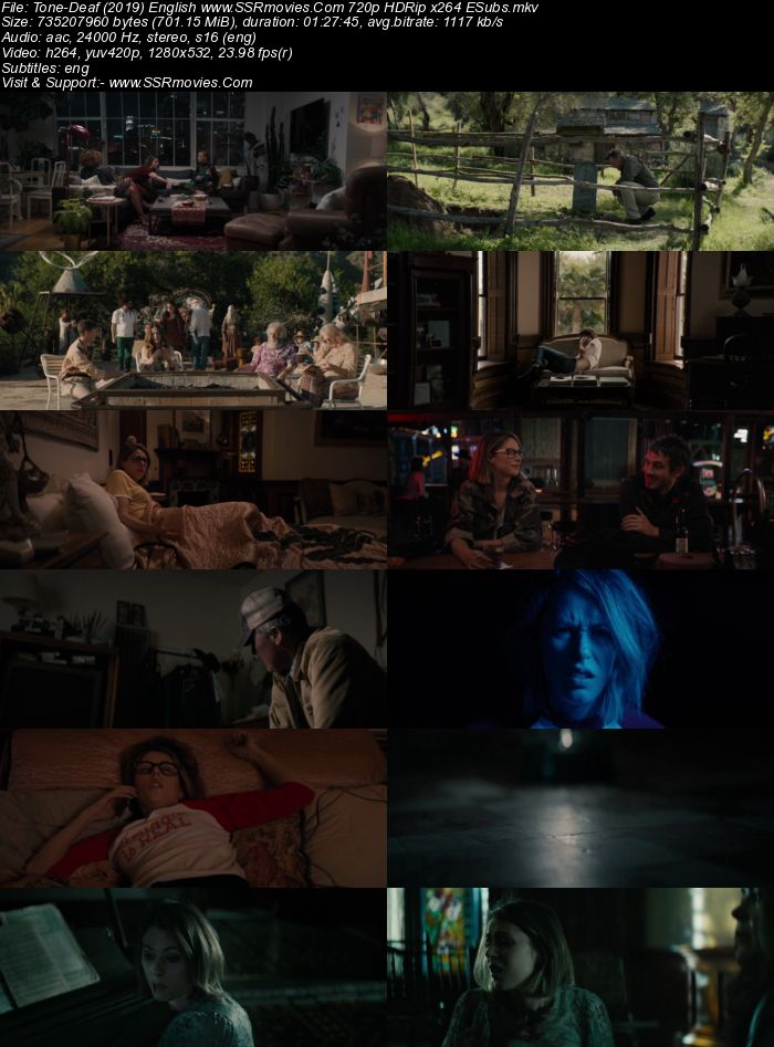 Tone-Deaf (2019) English 480p HDRip x264 250MB ESubs Movie Download