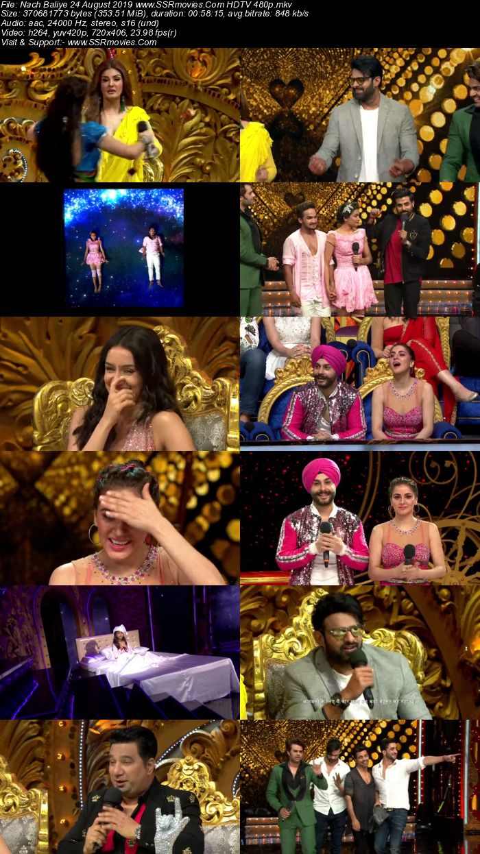 Nach Baliye 24 August 2019 HDTV 480p Full Show Download