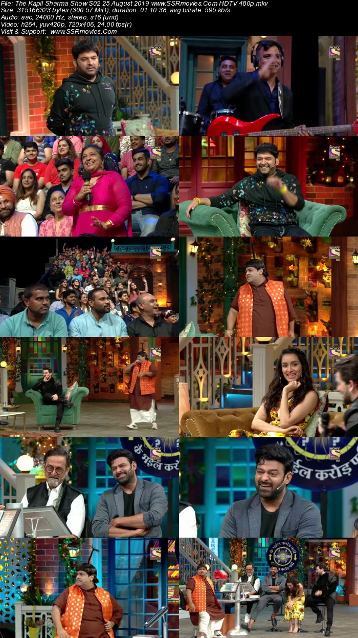 The Kapil Sharma Show S02 25 August 2019 Full Show Download HDTV HDRip 480p