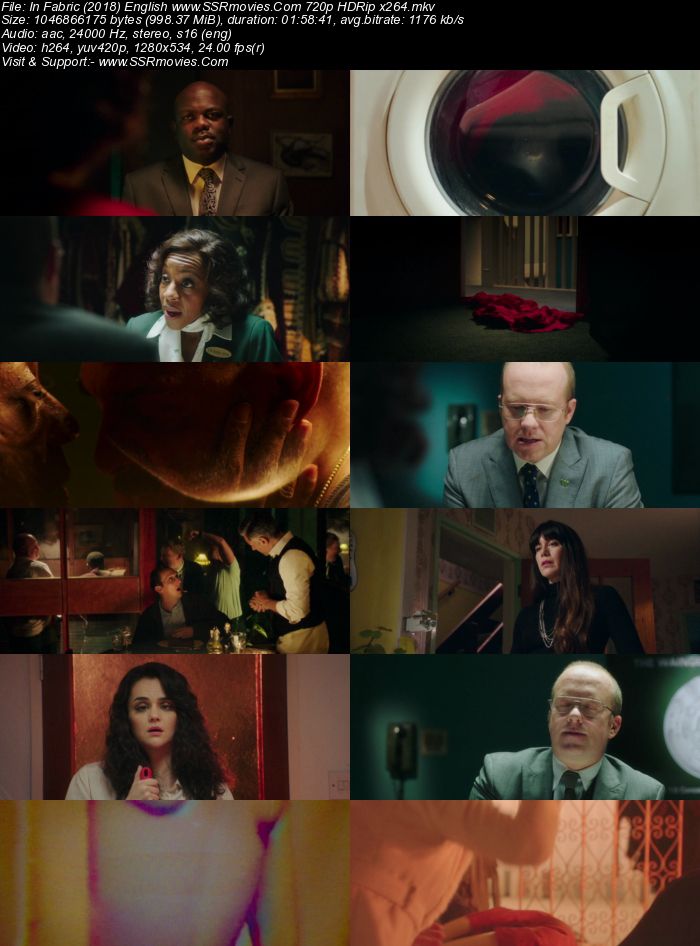 In Fabric (2018) English 480p HDRip x264 350MB Movie Download