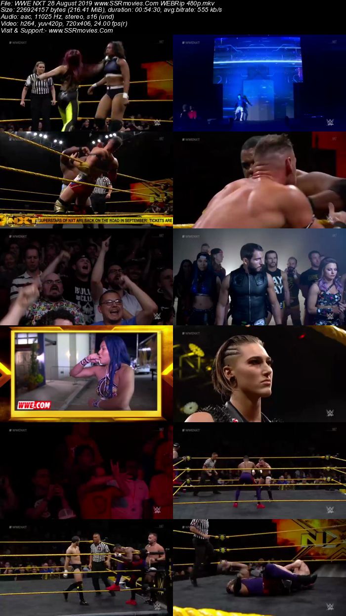 WWE NXT 28 August 2019 HDTV 480p Full Show Download