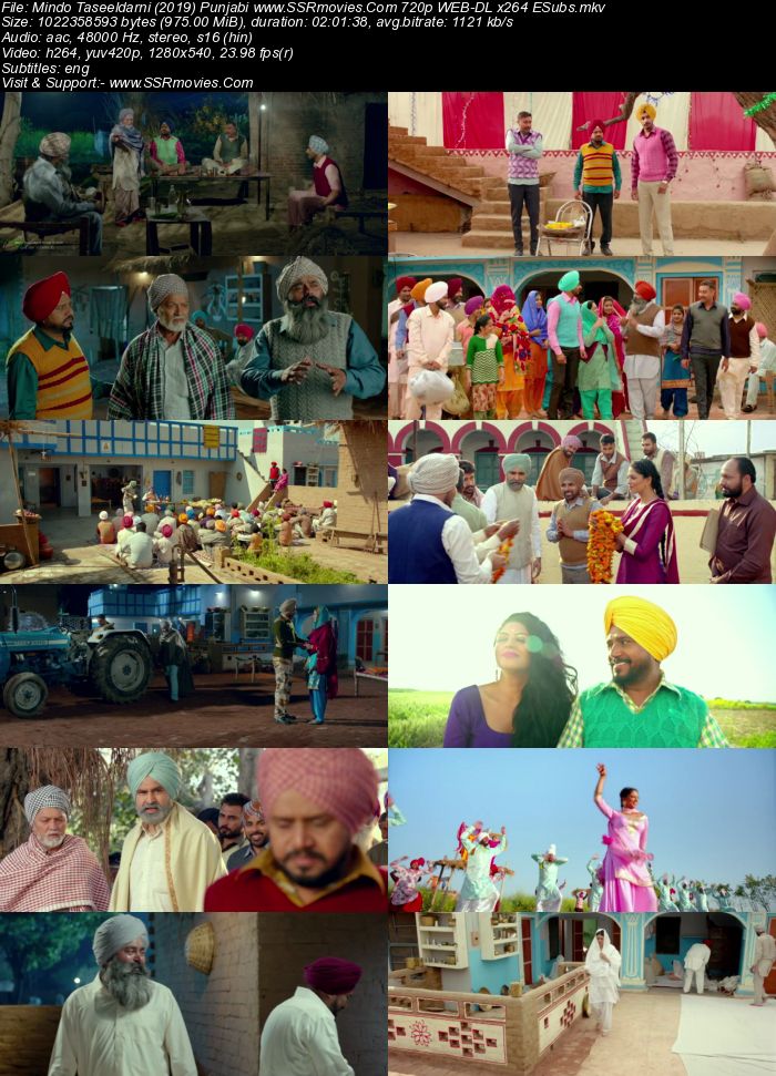 Mindo Taseeldarni (2019) Punjabi 720p WEB-DL 950MB ESubs Movie Download