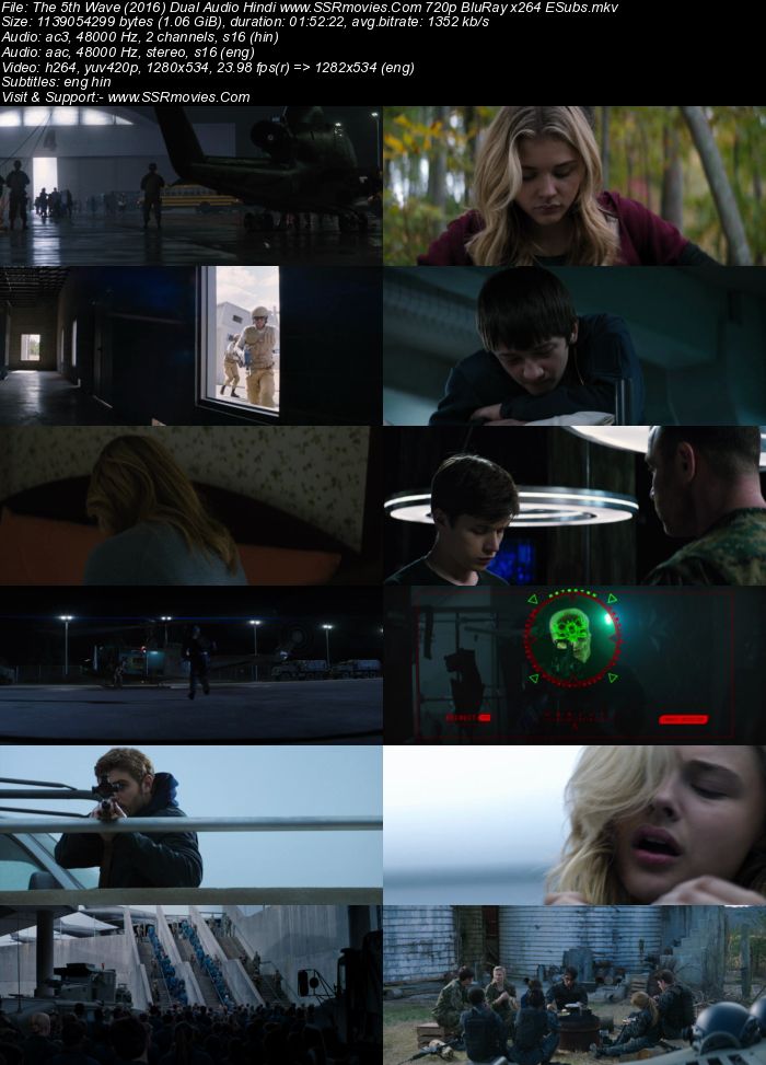 The 5th Wave (2016) Dual Audio Hindi ORG 480p BluRay 350MB ESubs Movie Download