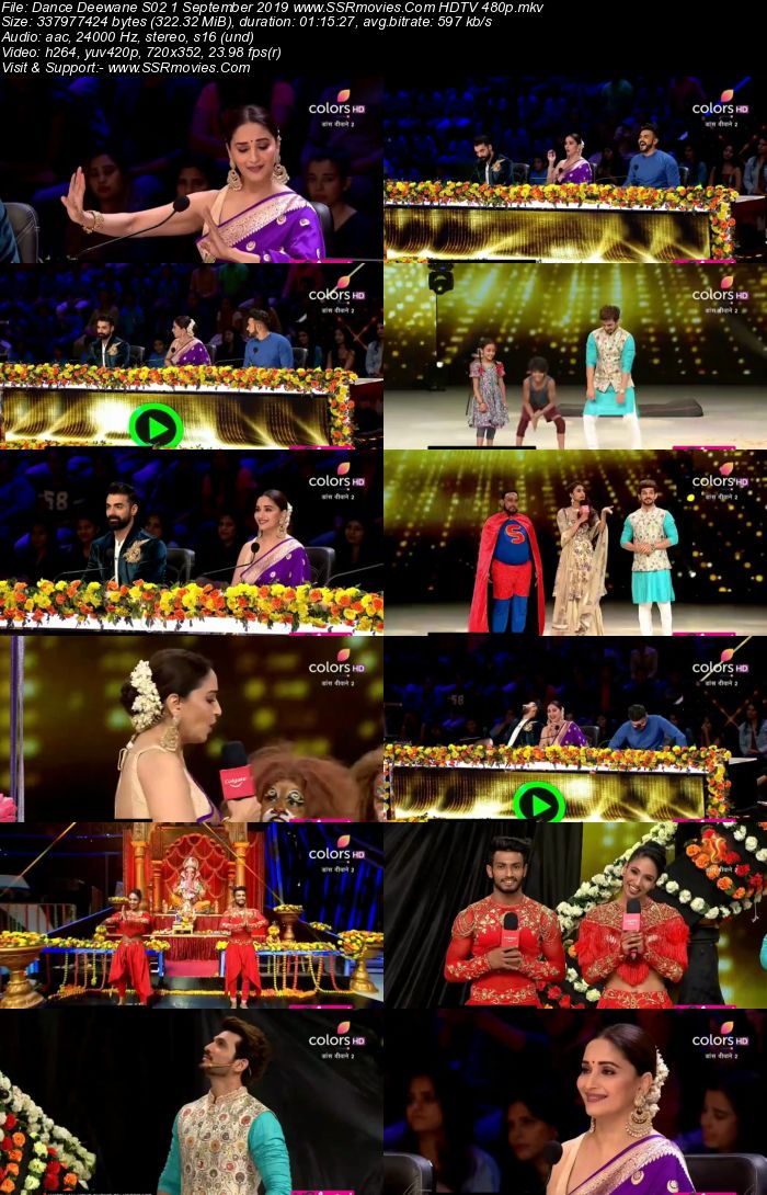 Dance Deewane S02 1 September 2019 HDTV 480p x264 300MB Download