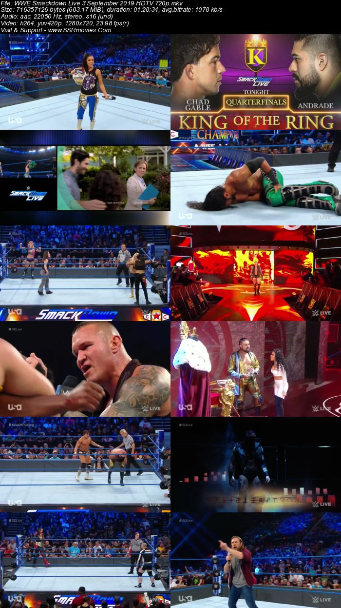 WWE Smackdown Live 3 September 2019 Full Show Download 480p 720p HDTV WEBRip