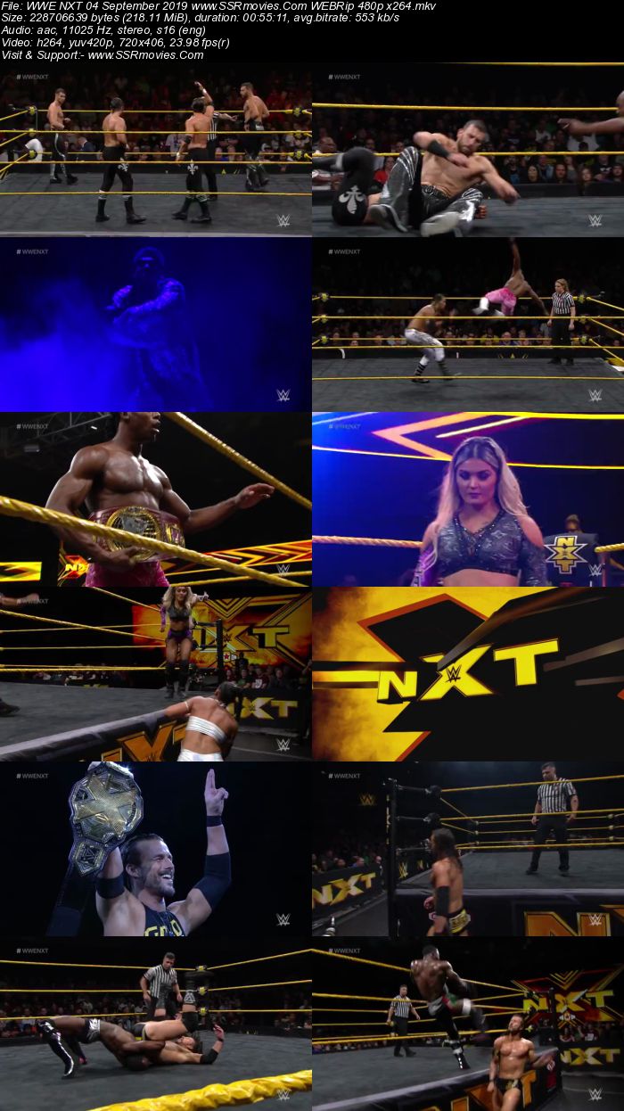 WWE NXT 4 September 2019 HDTV 480p Full Show Download