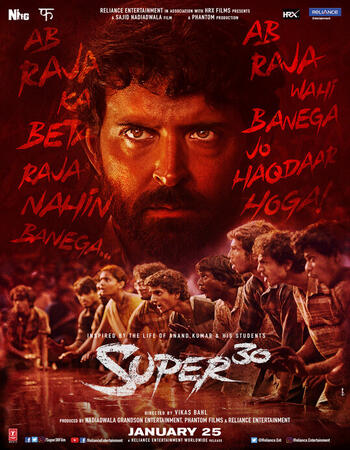 Super 30 (2019) Hindi 480p HDRip x264 450MB ESubs Movie Download