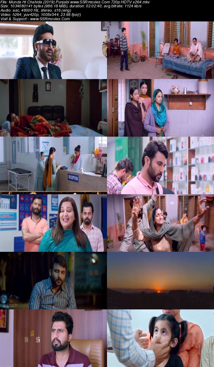 Munda Hi Chahida (2019) Punjabi 480p HDTV x264 350MB Movie Download