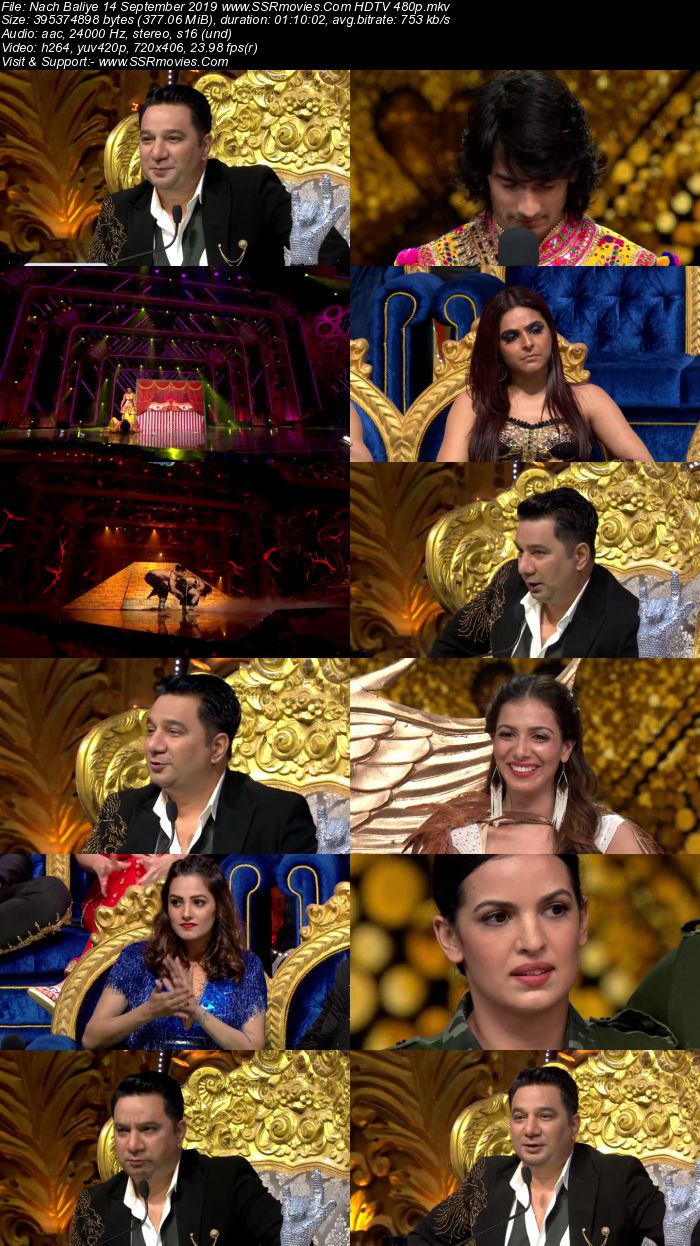 Nach Baliye 14 September 2019 HDTV 480p Full Show Download