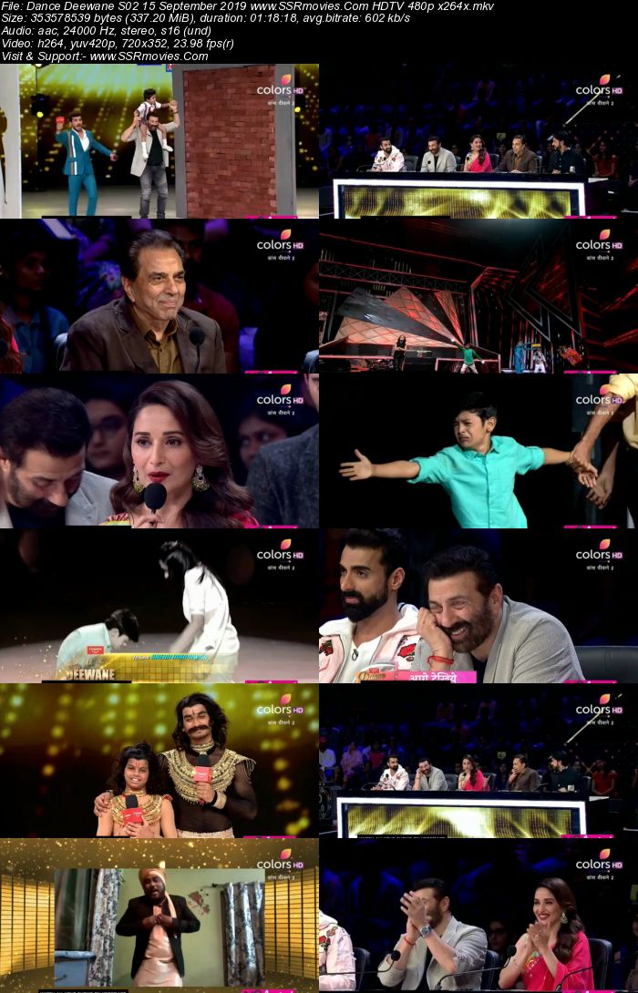 Dance Deewane S02 15 September 2019 HDTV 480p x264 300MB Download