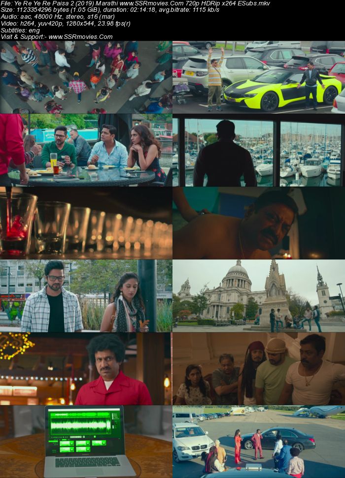 Ye Re Ye Re Paisa 2 (2019) Marathi 720p HDRip x264 1GB ESubs Movie Download