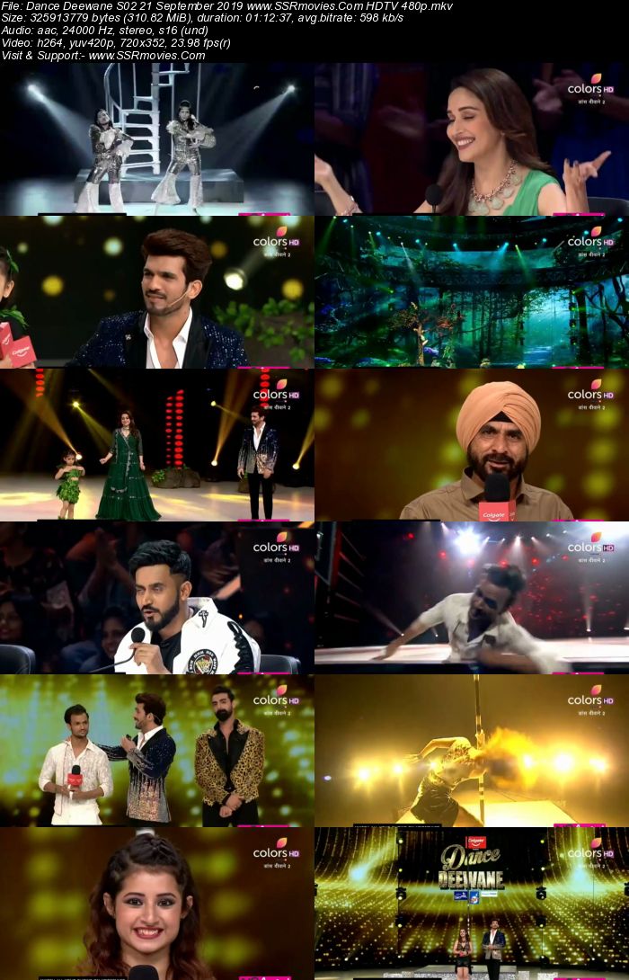 Dance Deewane S02 21 September 2019 HDTV 480p x264 300MB Download