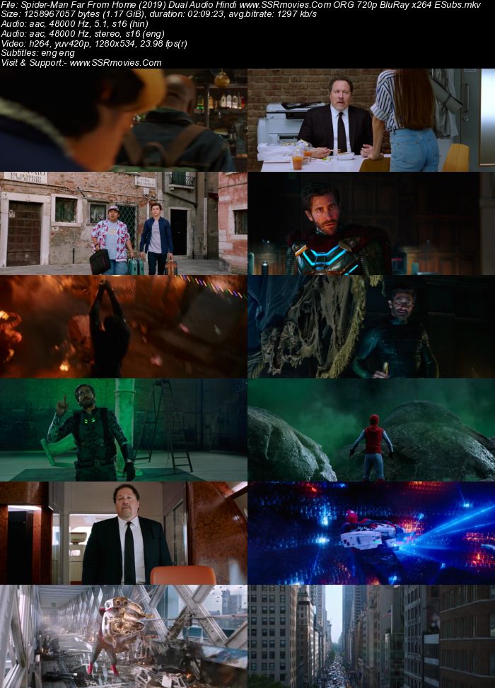 Spider-Man Far From Home (2019) Dual Audio Hindi 720p BluRay ESubs Movie Download