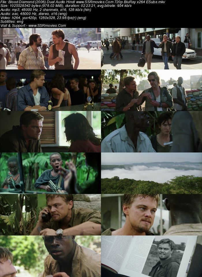 Blood Diamond (2006) Dual Audio Hindi 480p BluRay 450MB ESubs Movie Download