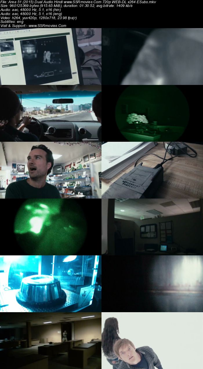 Area 51 (2015) Dual Audio Hindi 480p WEB-DL x264 300MB ESubs Movie Download Area 51 (2015) Dual Audio Hindi 480p WEB-DL x264 300MB ESubs Movie Download