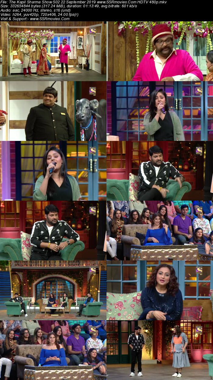 The Kapil Sharma Show S02 22 September 2019 Full Show Download HDTV HDRip 480p