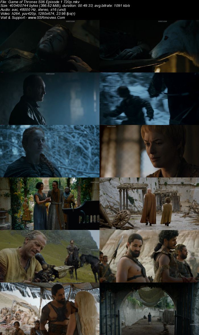 Game of Thrones S06 Complete Hindi 720p WEBRip x264 Download