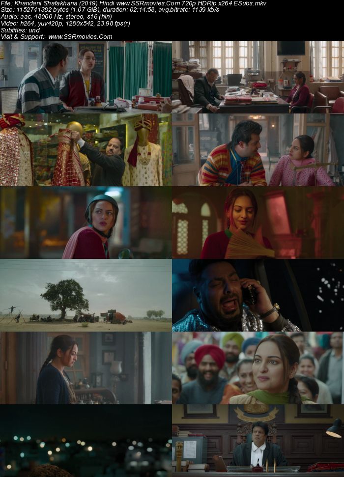 Khandani Shafakhana (2019) Hindi 480p HDRip x264 400MB ESubs Movie Download