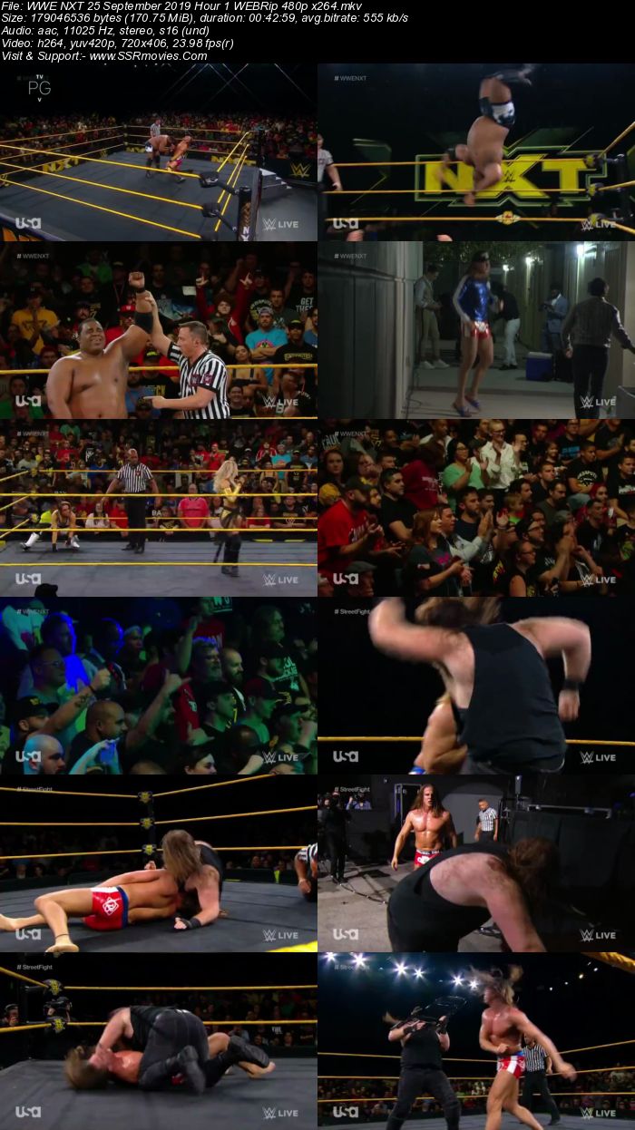 WWE NXT 25 September 2019 HDTV 480p Full Show Download