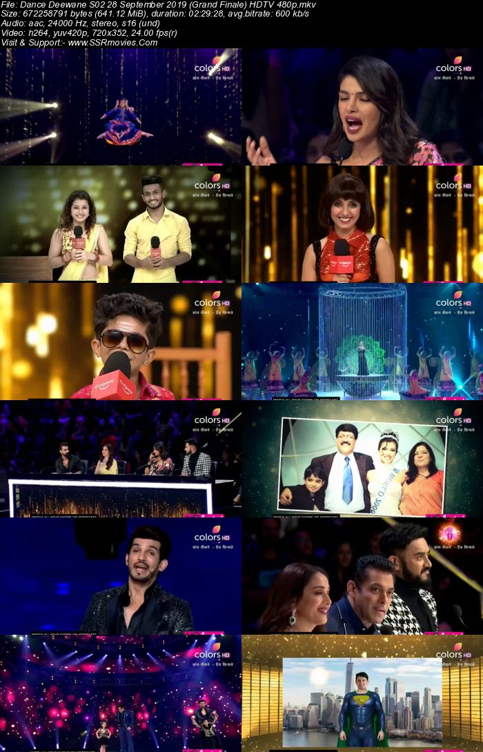 Dance Deewane S02 28 September 2019 (Grand Finale) HDTV 480p 600MB