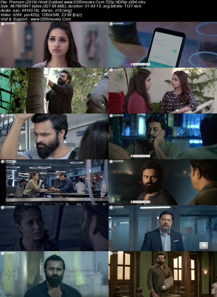 Premam (2019) Hindi Dubbed 480p HDRip x264 300MB Movie Download