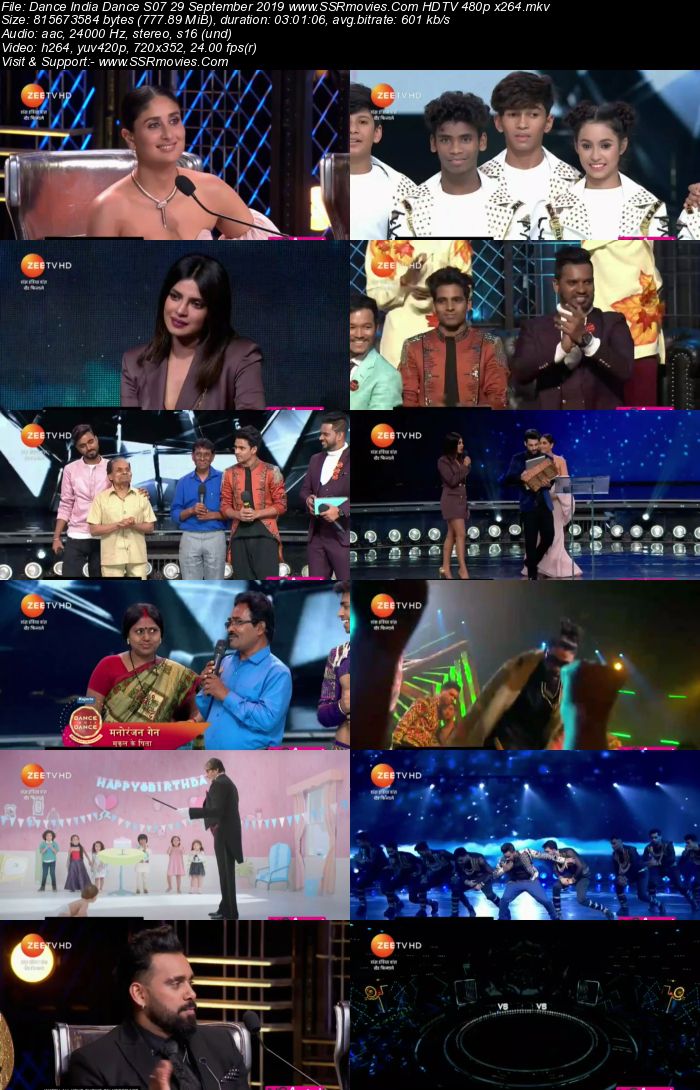 Dance India Dance S07 29 September 2019 (Grand Finale) HDTV 480p Download