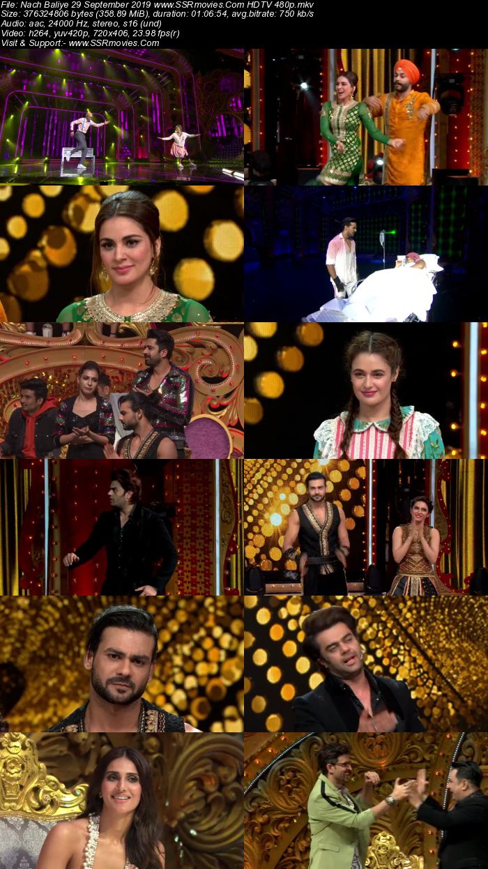 Nach Baliye 29 September 2019 HDTV 480p Full Show Download