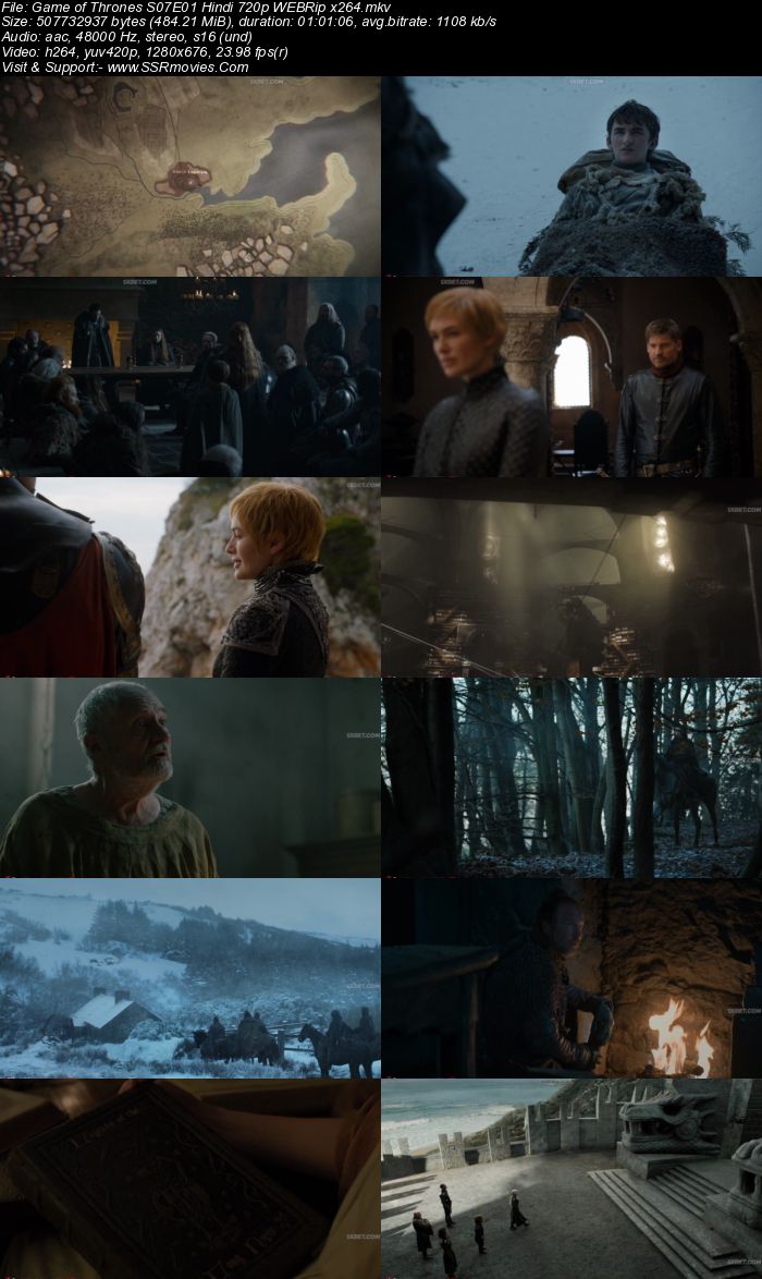 Game of Thrones S07 Complete Hindi 720p WEBRip x264 Download