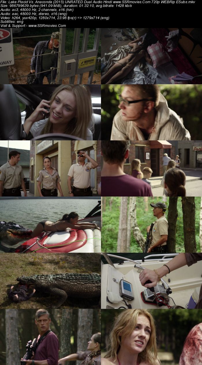 Lake Placid Vs Anaconda (2015) Dual Audio Hindi 720p WEBRip ESubs Movie Download