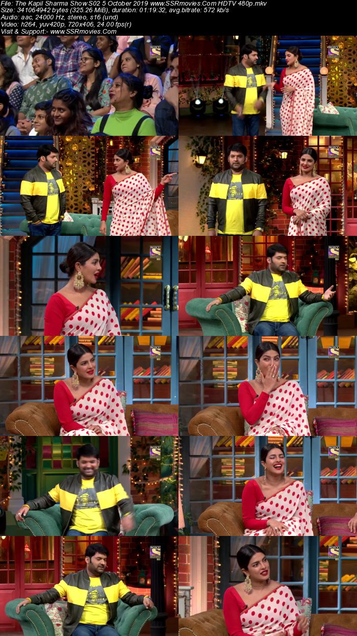 The Kapil Sharma Show S02 5 October 2019 Full Show Download HDTV HDRip 480p