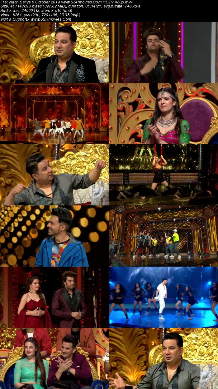 Nach Baliye 6 October 2019 HDTV 480p Full Show Download