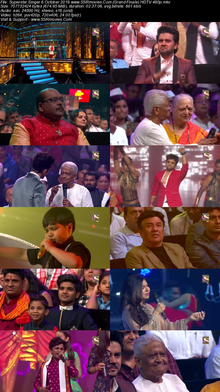 Superstar Singer 6 October 2019 (Grand Finale) HDTV 720p 480p Show Download