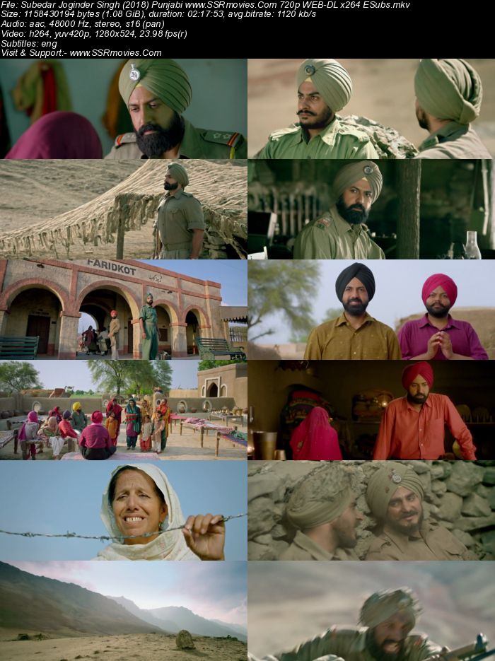 Subedar Joginder Singh (2018) Punjabi 480p WEB-DL x264 400MB ESubs Movie Download