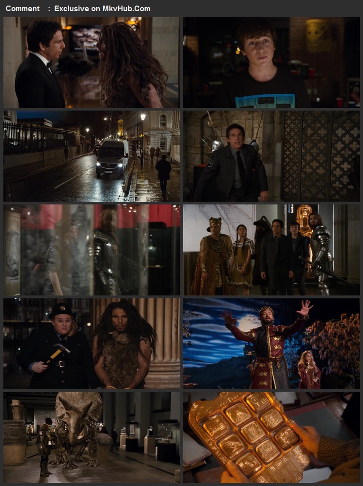 Night at the Museum Secret of the Tomb 2014 720p BluRay ORG Dual Audio In Hindi English