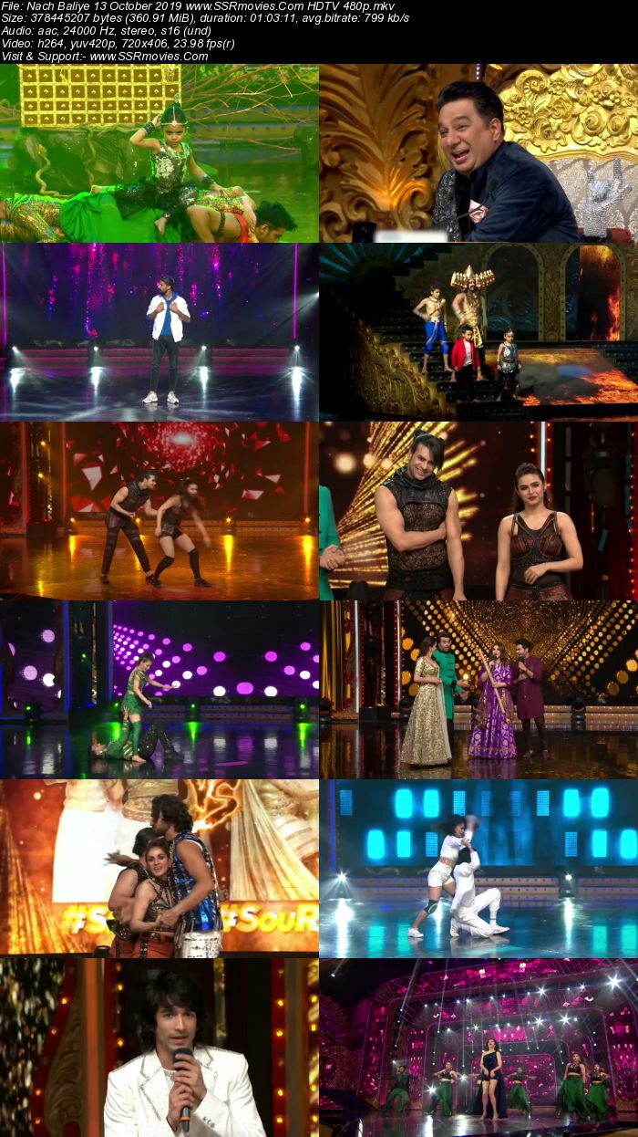 Nach Baliye 13 October 2019 HDTV 480p Full Show Download