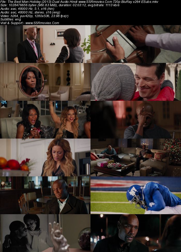 The Best Man Holiday (2013) Dual Audio Hindi 480p BluRay 400MB ESubs Movie Download