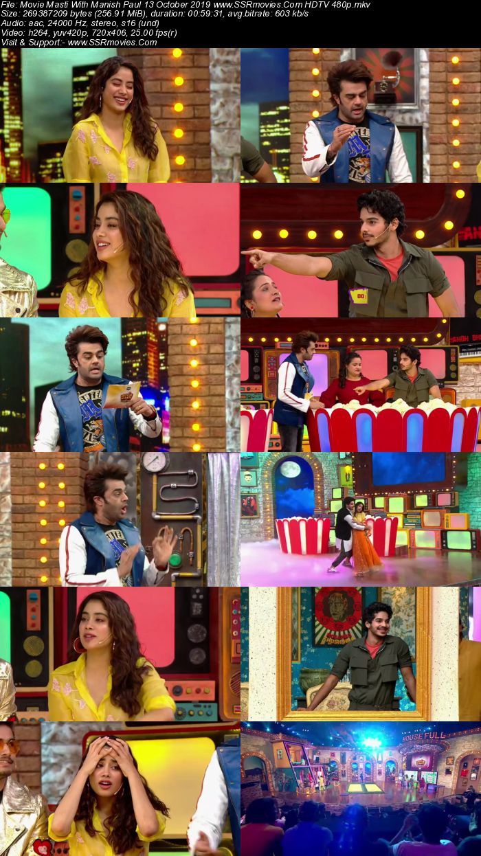 Movie Masti With Manish Paul 13 October 2019 HDTV 480p 250MB Download