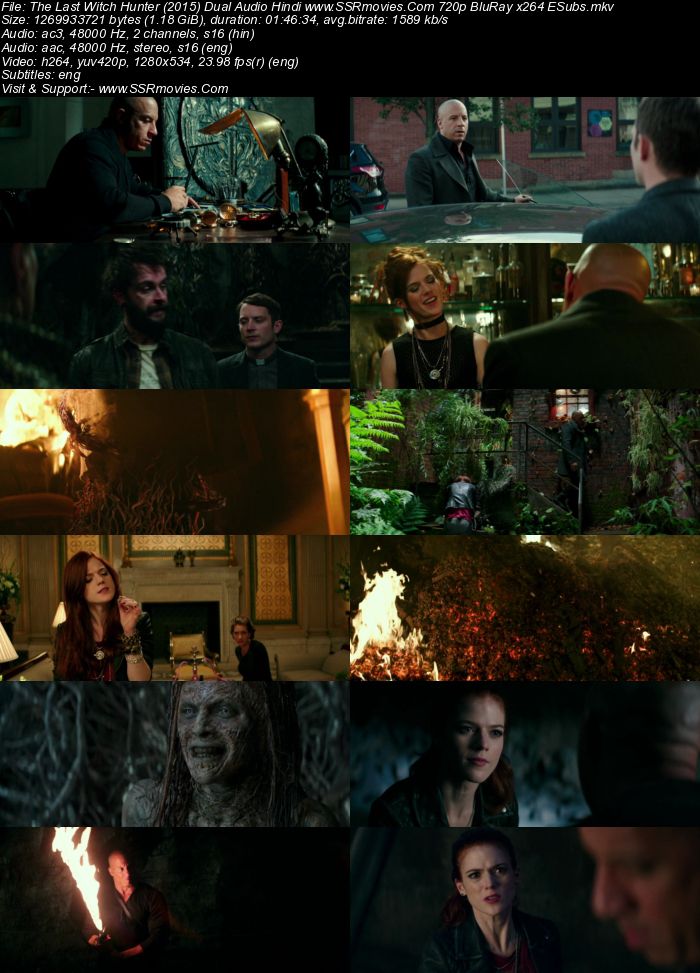 The Last Witch Hunter (2015) Dual Audio Hindi 480p BluRay 350MB ESubs Full Movie Download