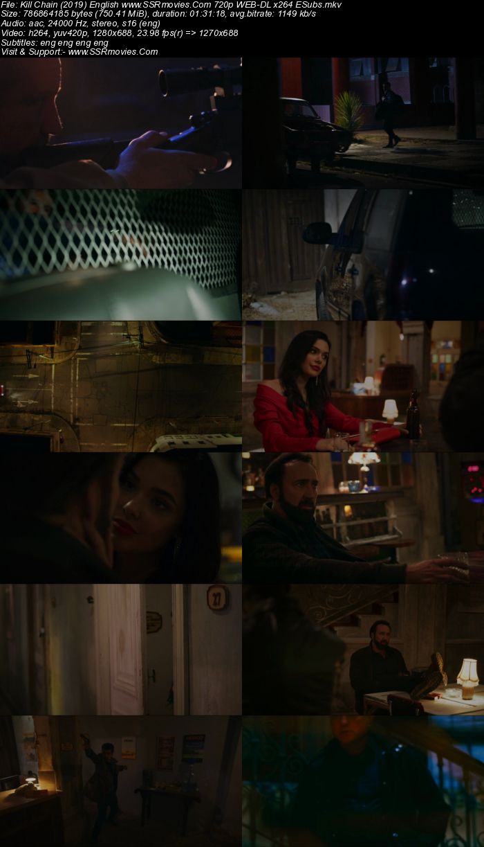 Kill Chain (2019) Hindi 720p WEB-DL x264 750MB ESubs Movie Download