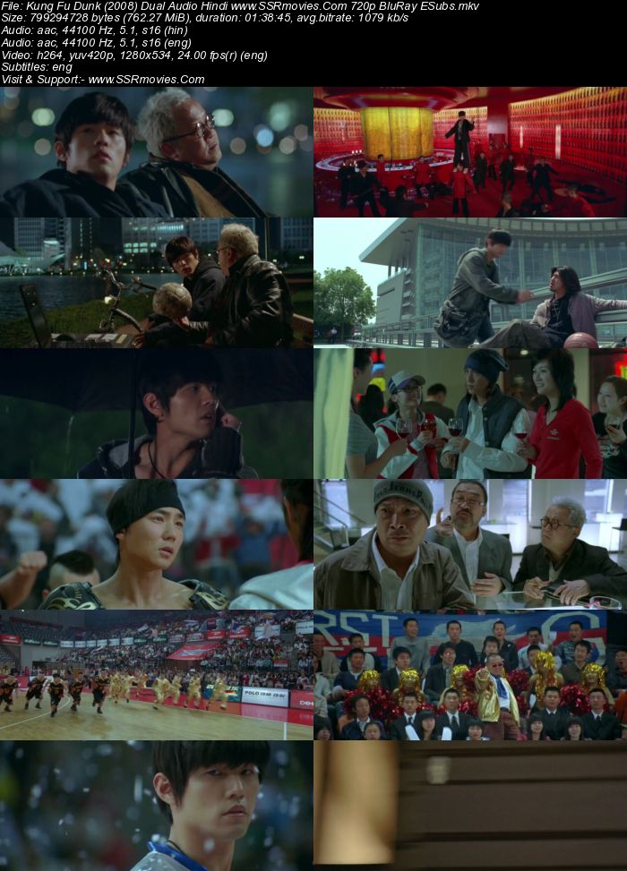 Kung Fu Dunk (2008) Dual Audio Hindi 720p BluRay x264 750MB ESubs Movie Download