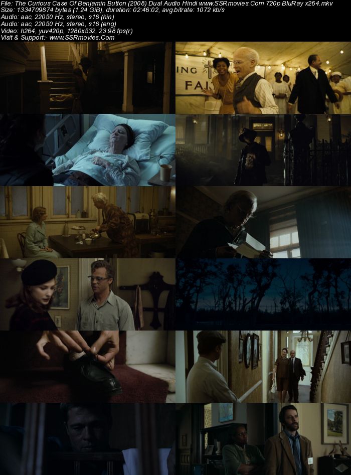 Curious Case Of Benjamin Button (2008) Dual Audio Hindi 480p BluRay Movie Download