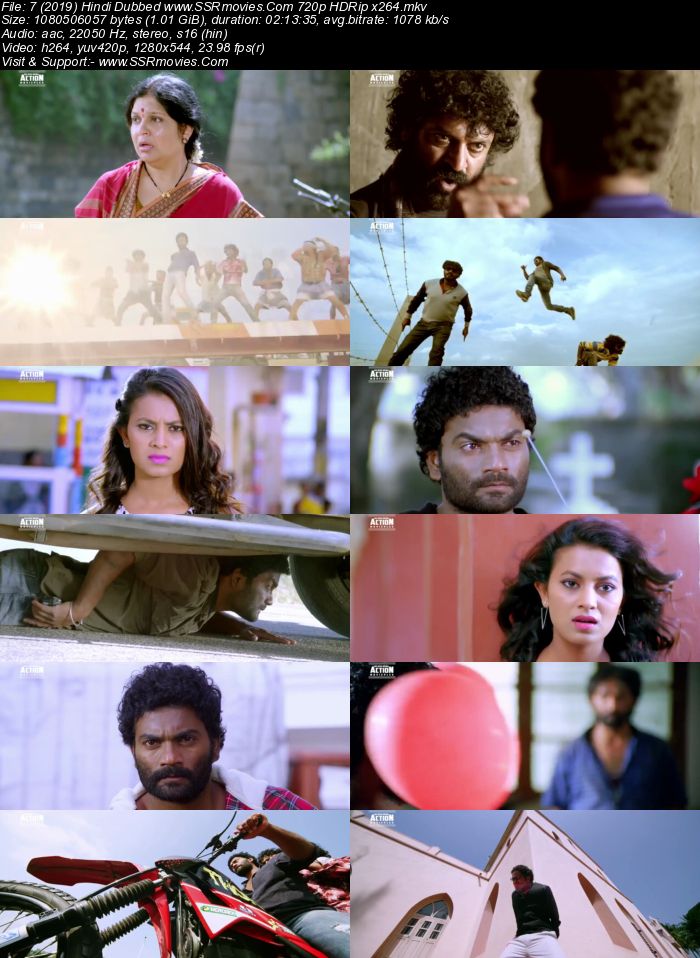 7 (2019) Hindi Dubbed 720p HDRip x264 1GB Movie Download