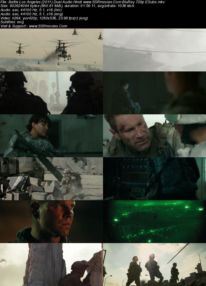 Battle Los Angeles (2011) Dual Audio Hindi 720p BluRay x264 ESubs Movie Download