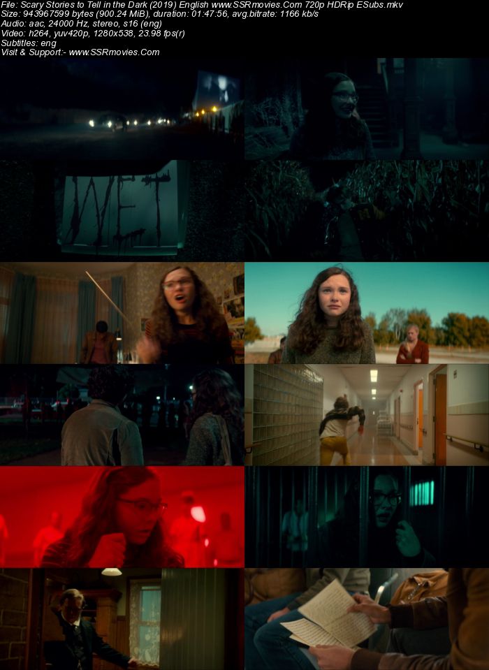 Scary Stories to Tell in the Dark (2019) English 480p HDRip 300MB ESubs Movie Download